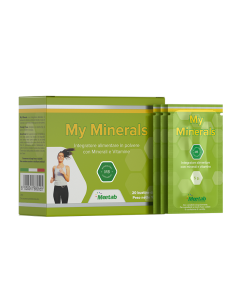 My Minerals Bustine - Integratore di Sali Minerali, Magnesio e Potassio - Meetab