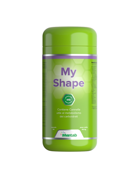 My Shape - Integratore multivitaminico con Cannella e Carnitina, aiuta a controllare la fame - Meetab