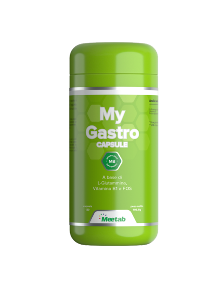 My Gastro Capsule - Integratore in compresse con Glutammina con Vitamina B1 - Meetab